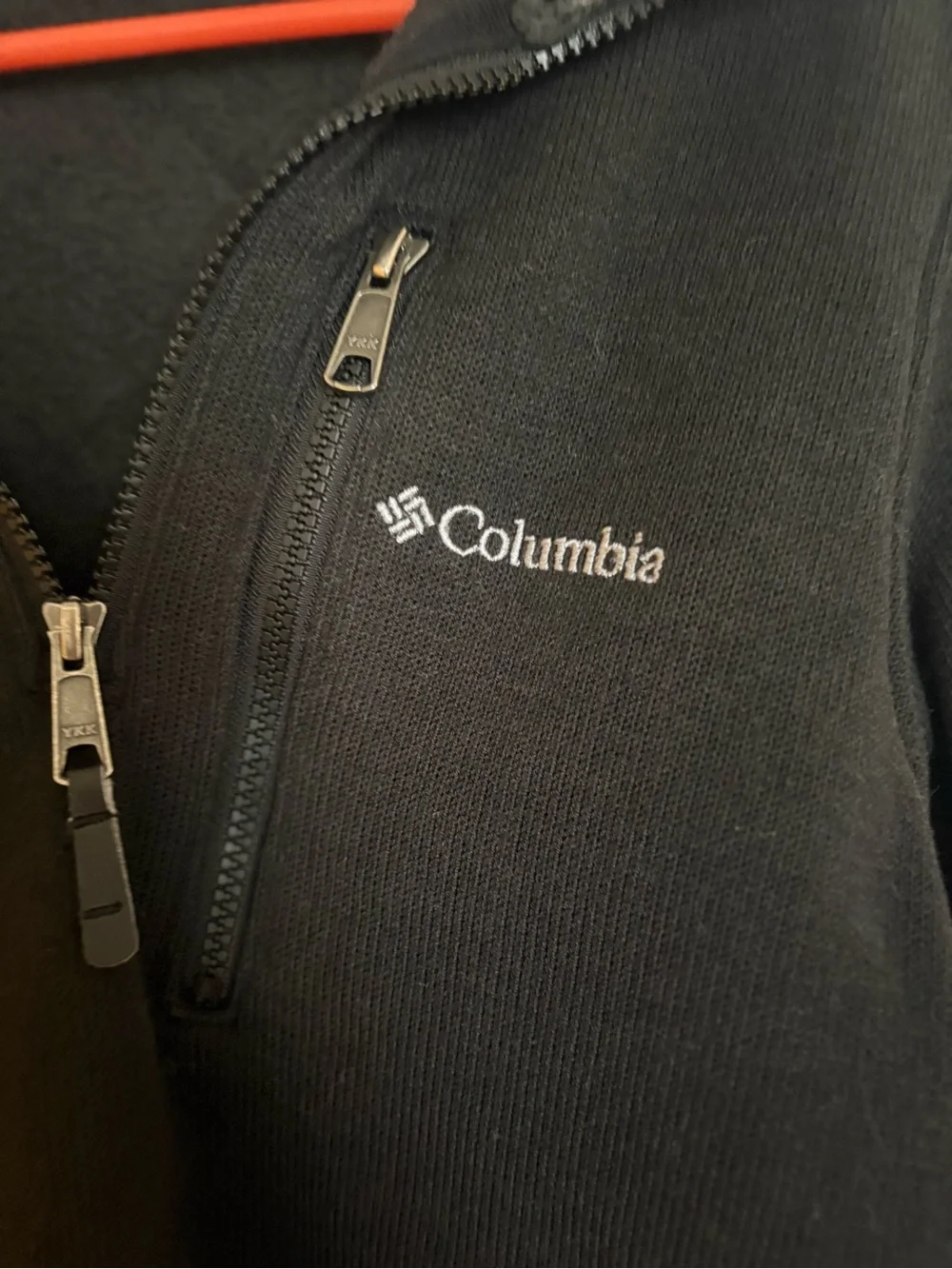 Columbia Men's Black Half-Zip Sherpa-Lined Pullover
